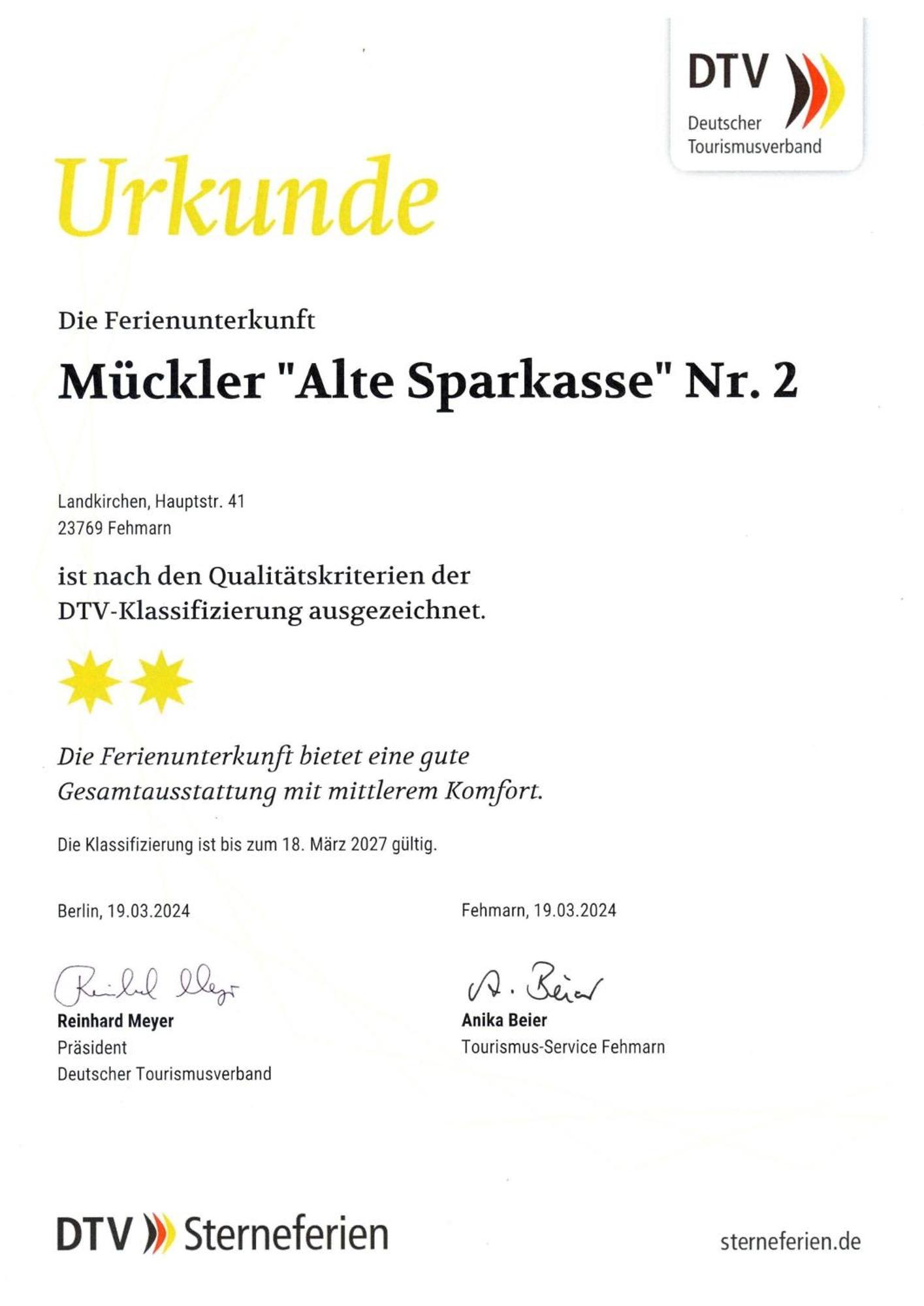 Alte Sparkasse Nr2 Landkirchen Exterior foto